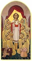 L'Enfant Jsus au milieu des docteurs 
(Eglise Orthodoxe Copte d'Egypte)